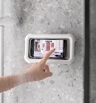 Bathroom Mobile Phone Stand Retractable Waterproof Rotation Mobile Phone Box Enjoy videos and music in the shower or bat — photo 4