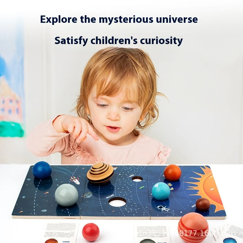 Children's Solar System 3D Puzzle Eight Planets Cognitive Toy Explore the planets and learn about space with this fun pu — photo 6