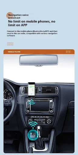 Title 6, Receptor MP3 Bluetooth, Carregador Rápido para ...