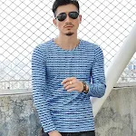 Blue stripes