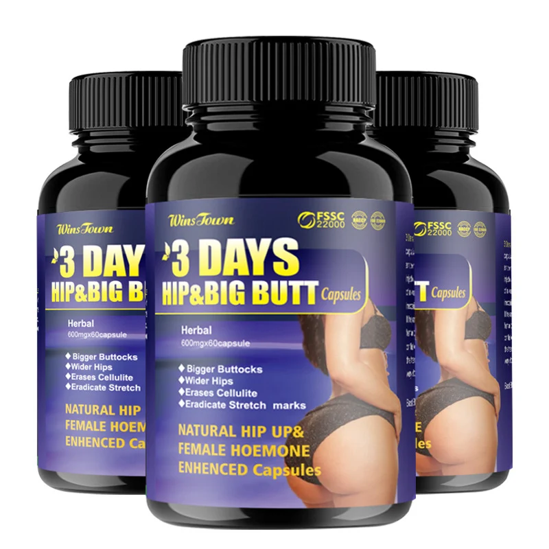 Title 1, 3-Day Buttock Capsule Booster Pills Natural Enh...