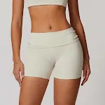Outdoor sport yoga shorts, hoge taille, buikcontrole, liftend effect op de heupen, fitnessbroek voor optimale work-outs. — foto 2
