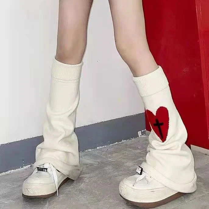 Leg Warmer Lolita Bow Hollow Out Pile Style Foot Sock — photo 4