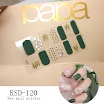 Gradient Nail Sticker 3D Fluorescent Color Nail Polish Film. Achieve stunning manicures effortlessly with vibrant, long- — photo 13