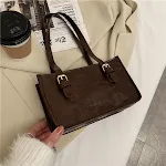On The New Design Autumn And Winter Atmosphere Large-Capacity Female Bag Bag Tide New Retro Armpit Bag Small Square Bag — photo 7