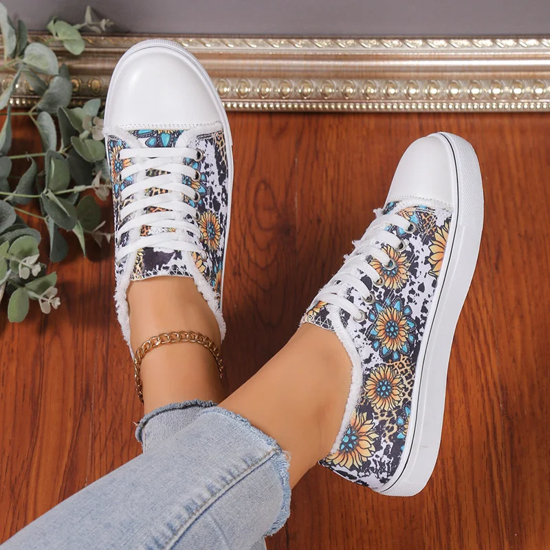 Zapatos de lona con cordones para estudiantes con suela plana y versátil, ideales para uso diario, cómodos y con estilo casual. — foto 33