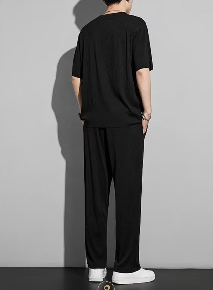 Title 8, Mens Sports Suit Pants Summer Thin Loose Droop...