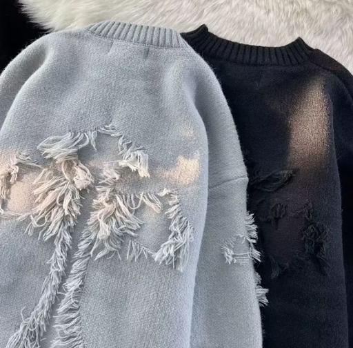 Title 3, Tassel Thickened Knitting Bottoming Shirt Autum...
