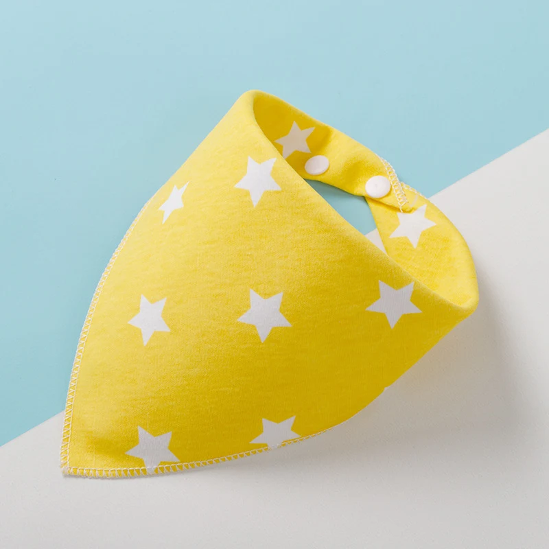 Babador Triangular de Algodão Puro para Bebê Toalha de Saliva Macia e Absorvente Conforto e Proteção para seu Pequeno — foto 4
