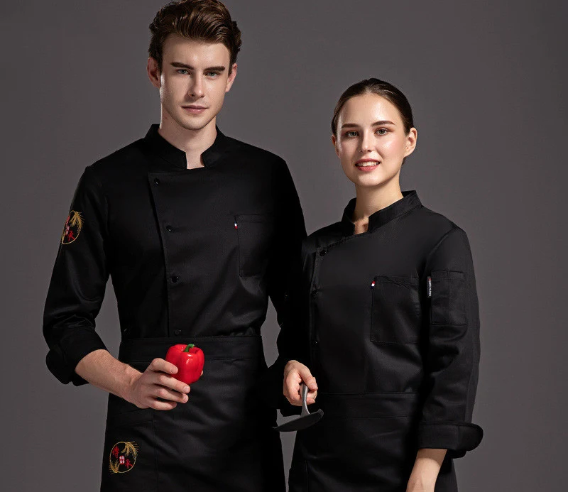 Cook's Work Clothes Men's Hotel Baking Top. Comfortable and durable kitchen wear for chefs and bakers, designed for prof — photo 1