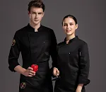 Cook's Work Clothes Men's Hotel Baking Top. Comfortable and durable kitchen wear for chefs and bakers, designed for prof — photo 1