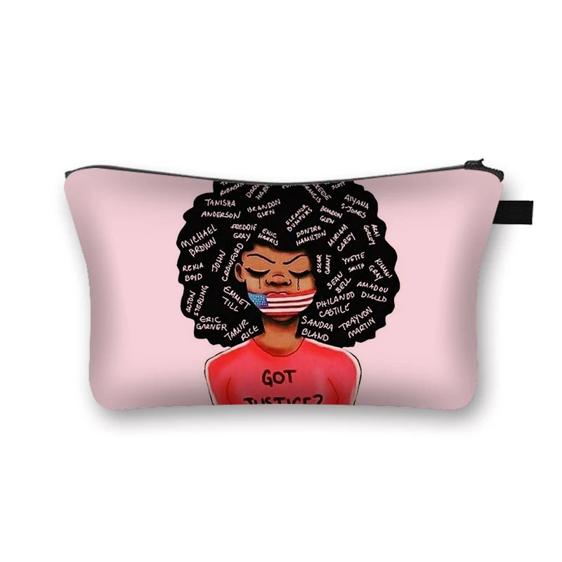 Nova bolsa de cosméticos africana digital 3D, grande capacidade, higiênica, portátil, compacta para viagem, arte em tecido, perfeita para cosméticos — foto 24