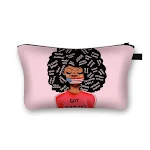 Nova bolsa de cosméticos africana digital 3D, grande capacidade, higiênica, portátil, compacta para viagem, arte em tecido, perfeita para cosméticos — foto 24