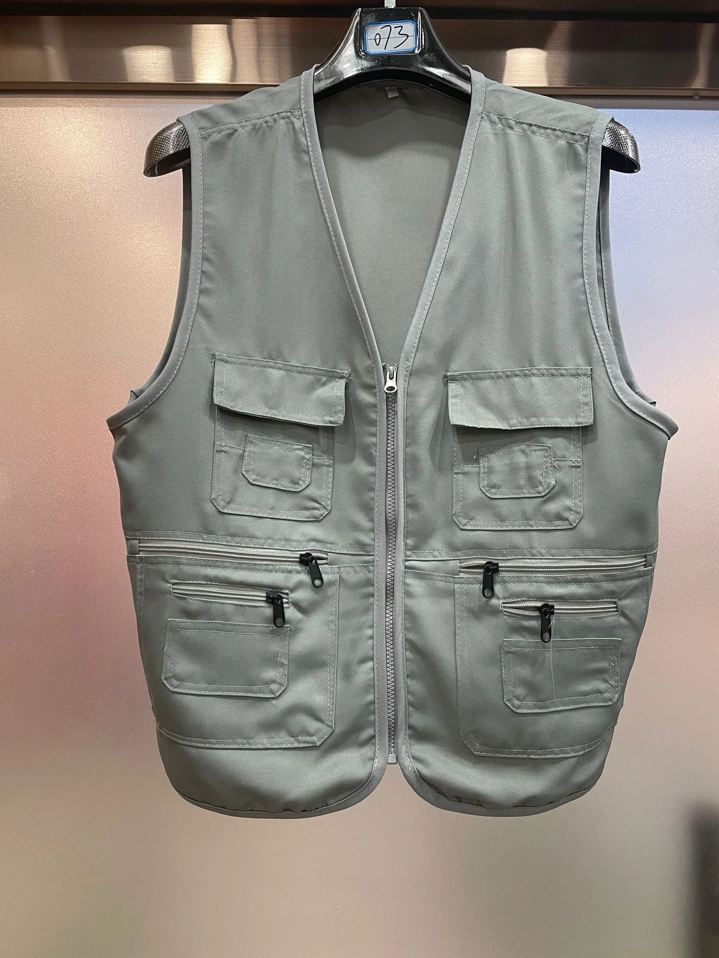 Title 10, Colete multi-bolsos de poliéster-algodão para h...