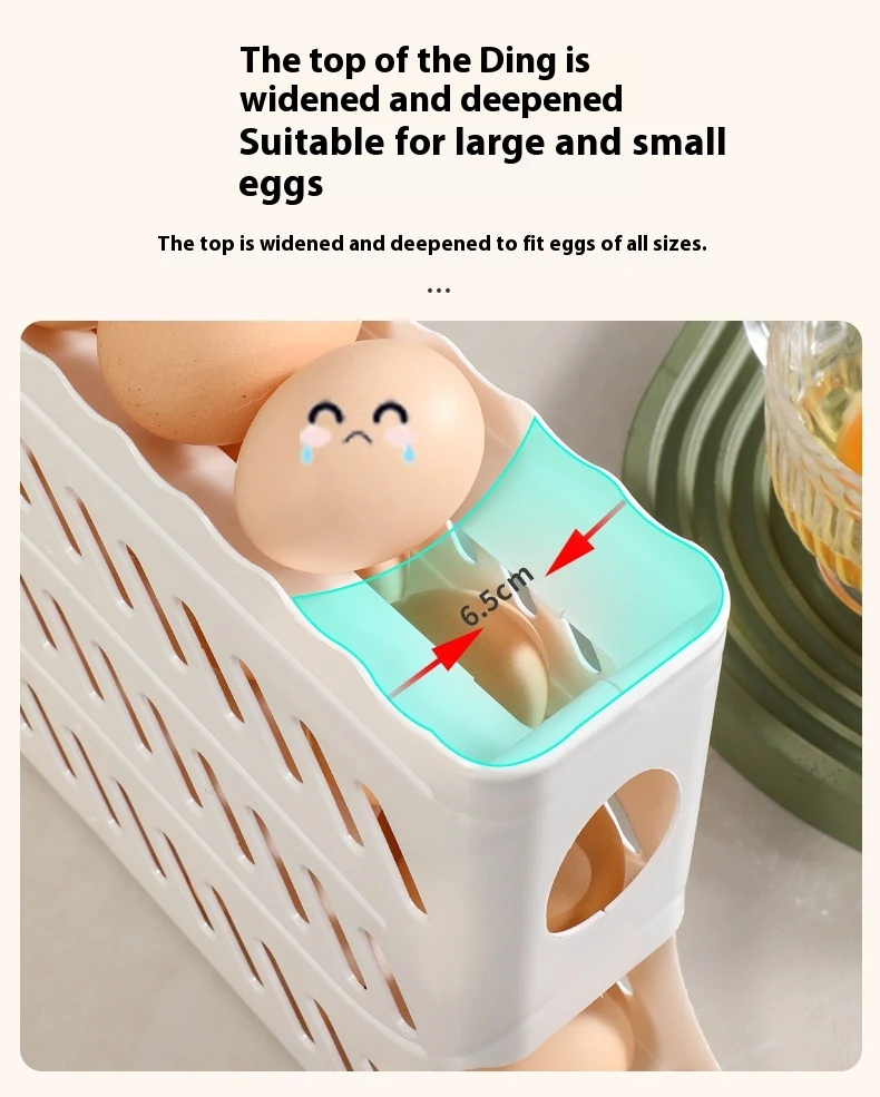 Title 12, Egg Storage Box for Refrigerator Side Door, Aut...