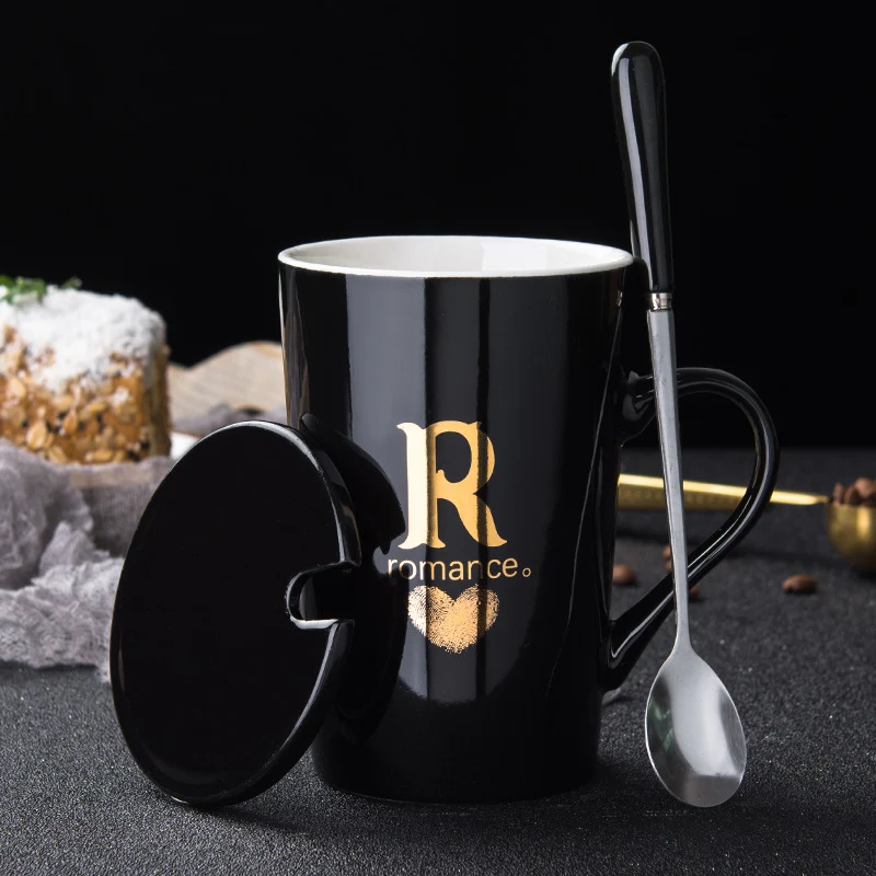 Taza de cerámica creativa con letra del apellido Disfruta tu café o té en una taza personalizada. Regalo ideal y único con inicial. — foto 13