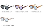 Polygon Double Beam Sunglasses Pilot Sunshade style. Offering superior sun protection with a modern design. Perfect for — photo 2