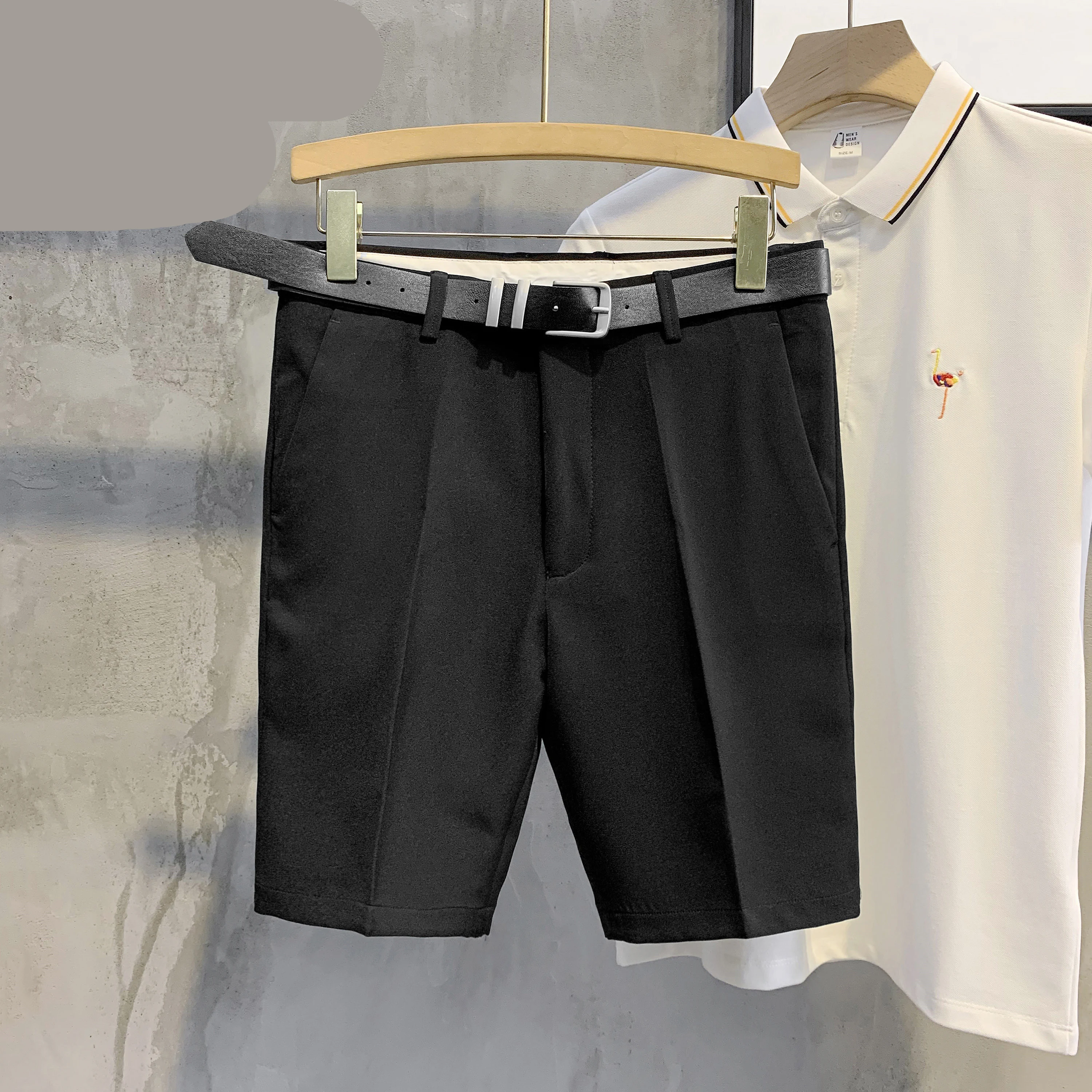 Title 5, British Style Short Trousers Handsome and Styli...