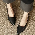Pointed-toe Casual Shoes with Soft Bottoms and Simple Design, Comfortable Shallow Mouth Flats, Perfect for Everyday Wear — photo 7
