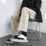 Pantaloni dritti larghi coreani di tendenza. Comfort e stile impeccabili. Ideali per un look casual e alla moda. Perfetti per ogni giorno. Scopri la comodità. — foto 5