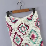 Falda de otoño nueva hecha completamente a mano, ideal para un estilo único y elegante, perfecta para la temporada con diseño artesanal. — foto 3