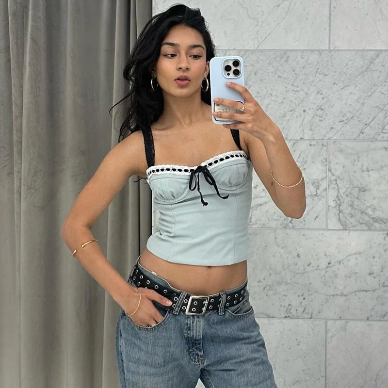 Top feminino outono moda francesa quente menina sem costas — foto 15