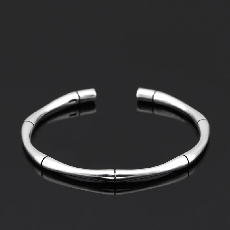 Title 9, Pulseira de prata banhada a cobre para homens D...