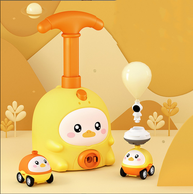 Balloon Car Toys for Babies 2 to 6 Years Kids Educational Air Power Balloon Car Launch Tower Montessori Toy for Children — photo 7