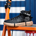 Großhandel Herrenschuhe Frühling Sommer, Studenten Trend, Casual Plateau, hohe Laufschuhe für Männer, Größe 45. — foto 8