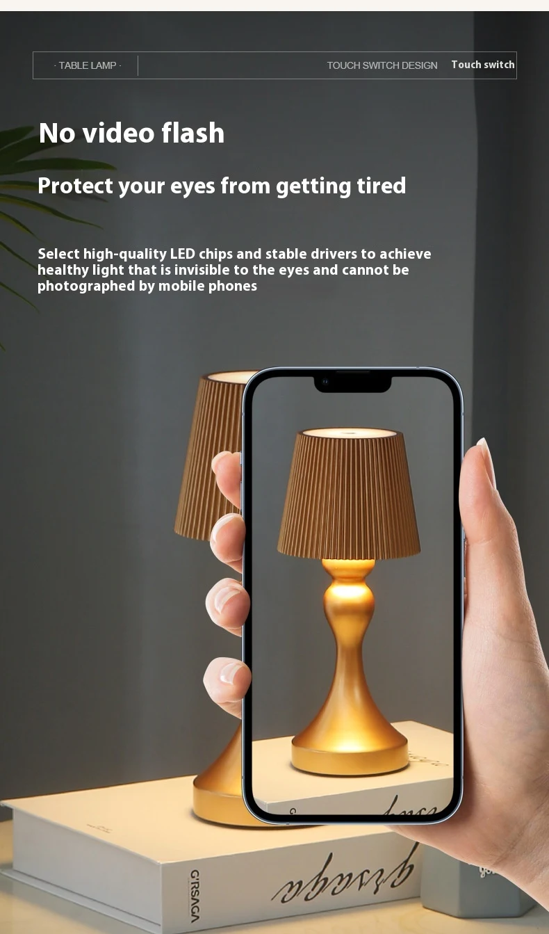 Title 13, Restaurant Bar Table Lamp, Romantic Bedroom Amb...