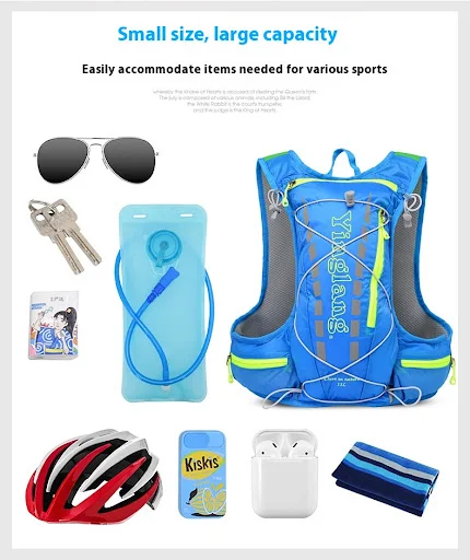 Title 1, Cycling Running Backpack Vest Bag for Outdoor M...