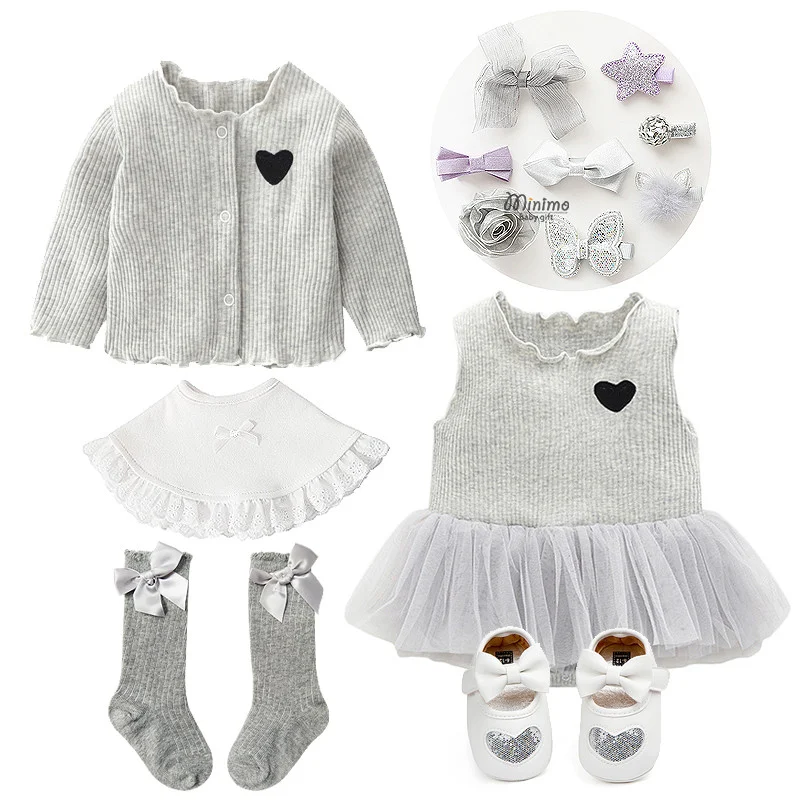 Roupa de bebê recém-nascido estilo Western doce e fofa para meninas Conjunto adorável e macio para fotos e uso diário. Ideal para seu bebê. — foto 4