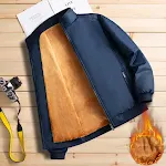 Roupas Masculinas Plus Size de Fleece Quente, oferecendo conforto e aquecimento excepcionais para o inverno e atividades ao ar livre. — foto 4