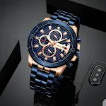 Rose gold blue