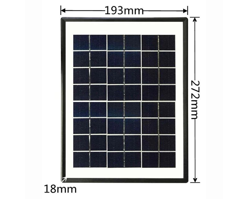 Title 5, Portable Small Solar DC 8-inch Fan System Cool ...
