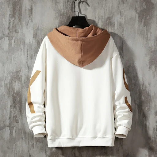 Title 2, Pullover impressão de mancha longa casaco