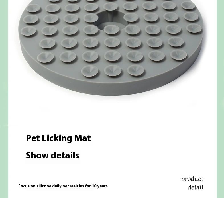 Title 1, Silicone pet licking mat for going out. Calming...