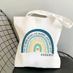 Bolsa de lona estampada de ombro único, ideal para o dia a dia. Leve, durável e estilosa, perfeita para carregar seus pertences essenciais. — foto 20