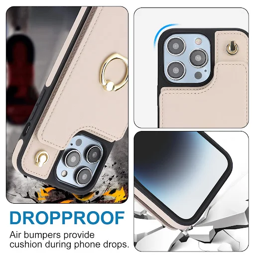 Title 2, Crossbody Organizer Telefoonhoesje met Ring Hou...
