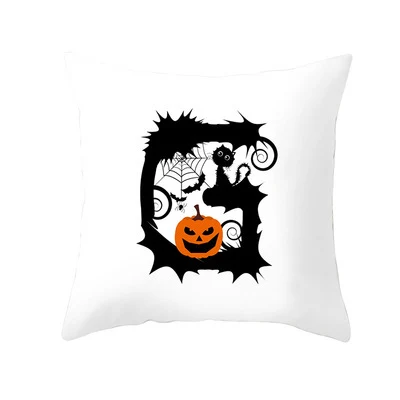 Fronha criativa de decoração de Halloween para casa, escritório, com tecido pele de pêssego. Diversão e estilo garantidos! — foto 15