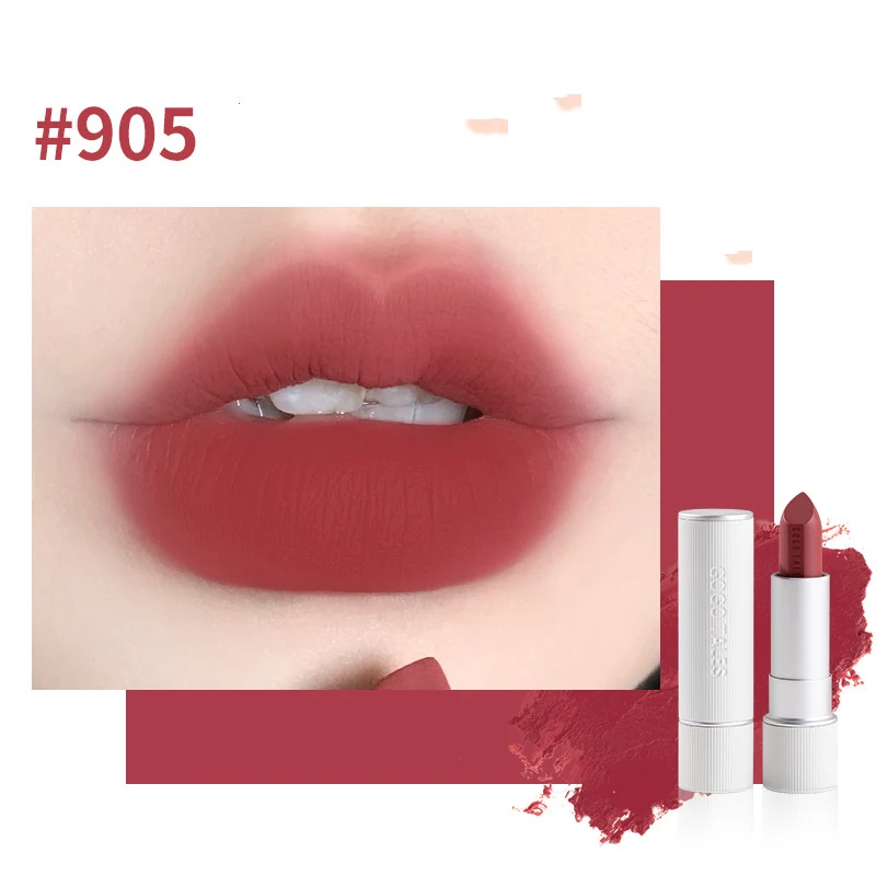 Title 6, Gestreepte retro lippenstift herfst en winter, ...