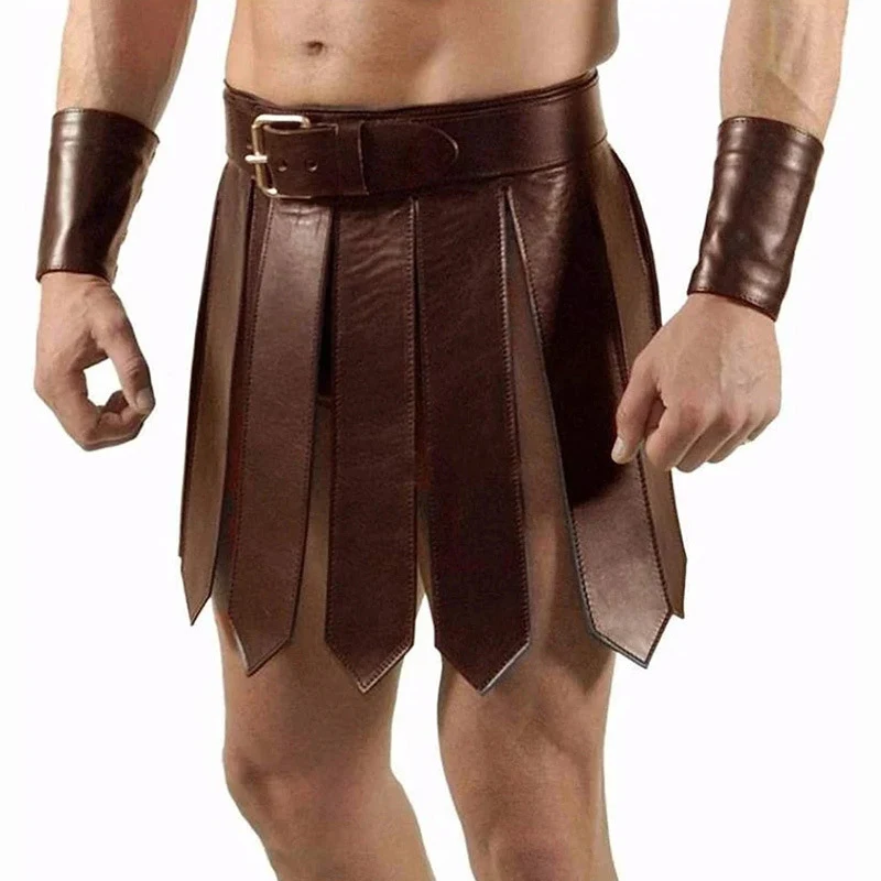 Men's Medieval Roman Skirt Samurai Cosplay Costume Perfect for cosplay events and themed parties. A unique and stylish d — photo 11