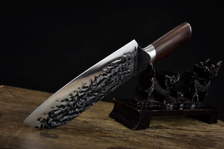 Title 2, Santoku Knife for precision cutting, slicing, a...