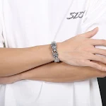 Pulseira Retrô Personalizada de Animal em Aço Inoxidável Fundido — foto 15