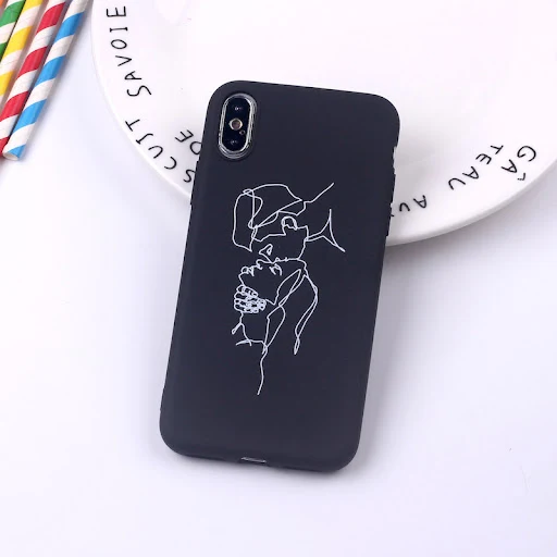 Title 9, Capinha para celular com arte corporal. Persona...