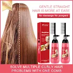 Comb Straight Free PullFree Clip Glättungscreme für sanftes, zugfreies Glätten. Einfache Anwendung, für geschmeidiges, gestyltes Haar ohne Ziepen. — foto 2