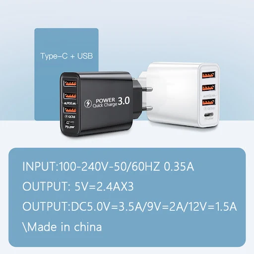 Title 6, Travel Charger American Standard European Stand...