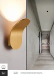 Luminária de parede criativa para sala de estar com lâmpada. Iluminação decorativa e moderna. Crie ambientes aconchegantes e estilosos. — foto 10
