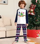 Conjunto de Pijamas de Natal Combinando para Família Manga Longa Roupa de Dormir Casais Crianças Bebê Noite Feliz! — foto 6