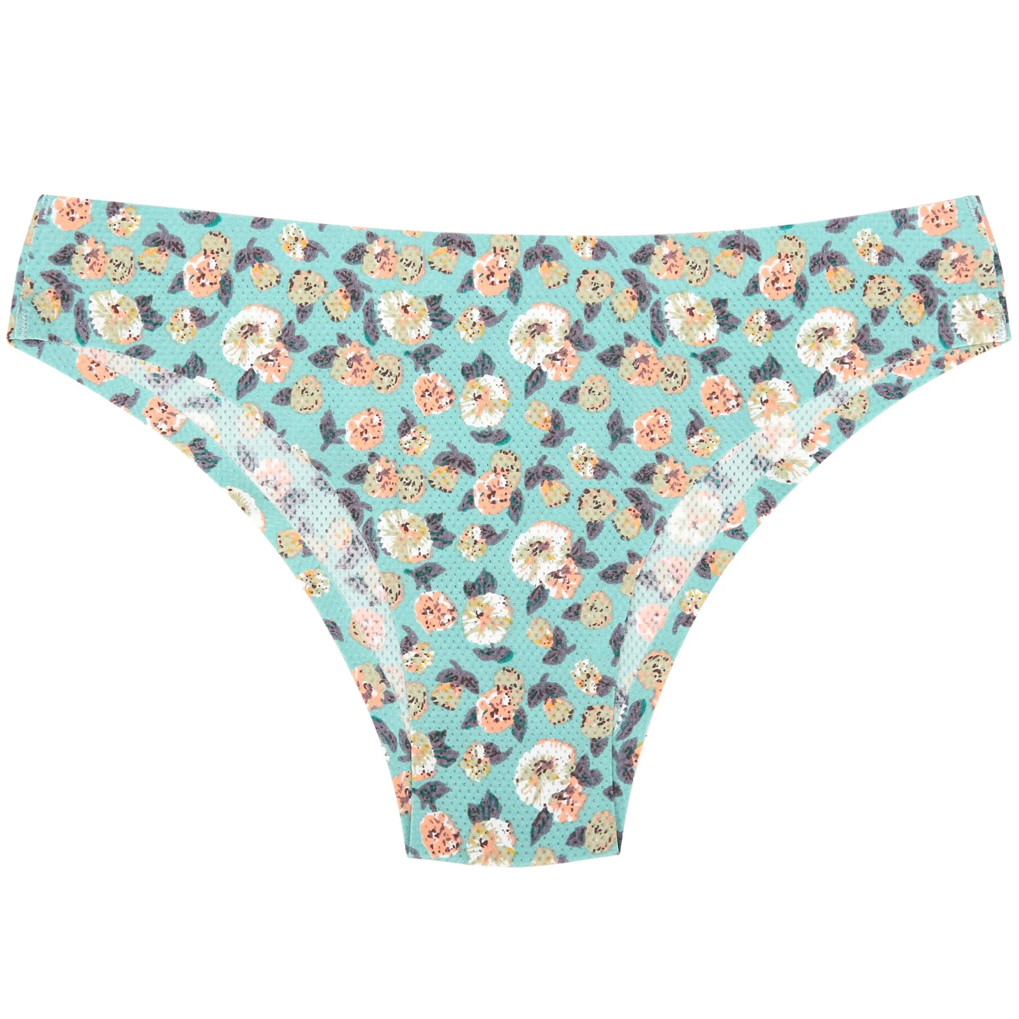 Title 17, Ademende naadloze damesbriefs met bloemenprint....